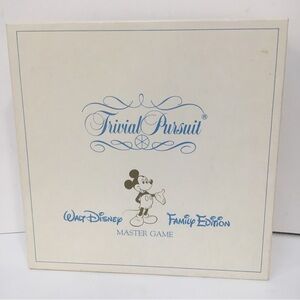 TRIVIAL PURSUIT Walt Disney Family Edition 1985 Master Game TRIVIA COMPLETE VTG